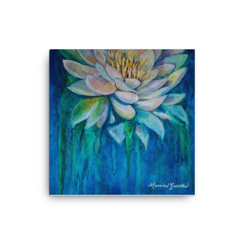 Beauty of Water Lilies 16"x16"